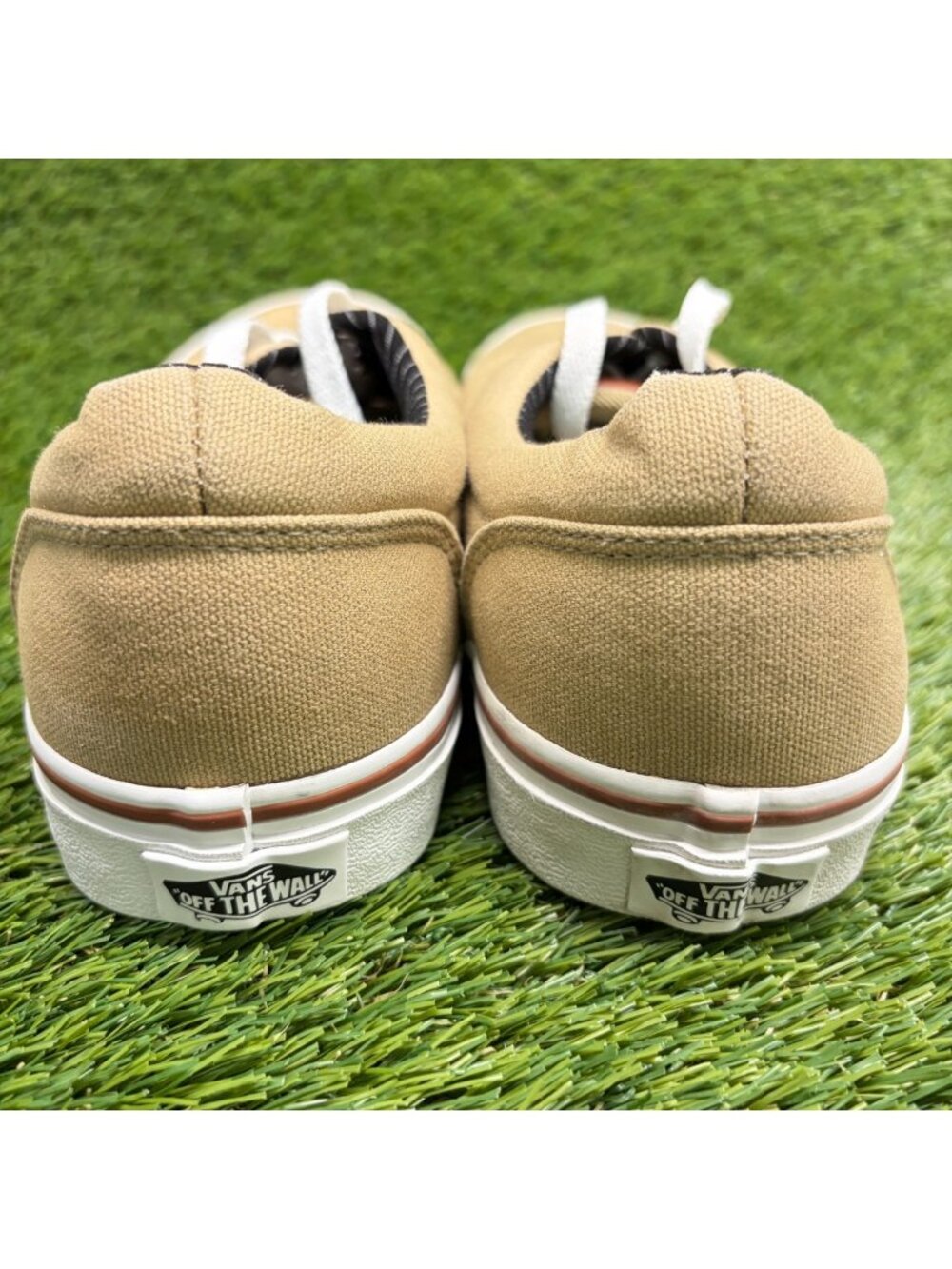 Vans Era 59 Mens Size 8.5 Khaki White Athletic Walking Skateboard Shoes Sneakers - Picture 6 of 10